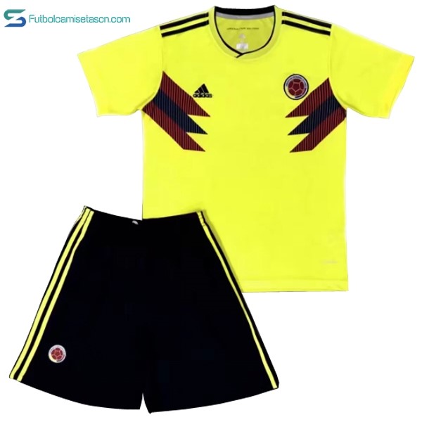 Camiseta Colombia Niños 1ª 2018